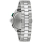 Bulova Racing 98B468, 42mm green dial stainless steel, Mens