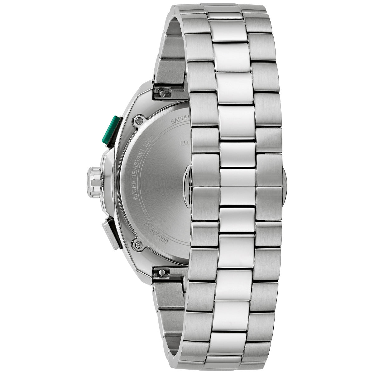 Bulova Racing 98B468, 42mm green dial stainless steel, Mens
