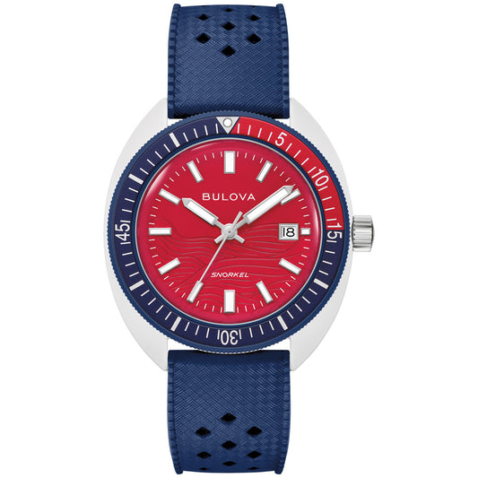 Bulova Snorkel 98B474, 41mm dial hybrid-ceramic, Mens
