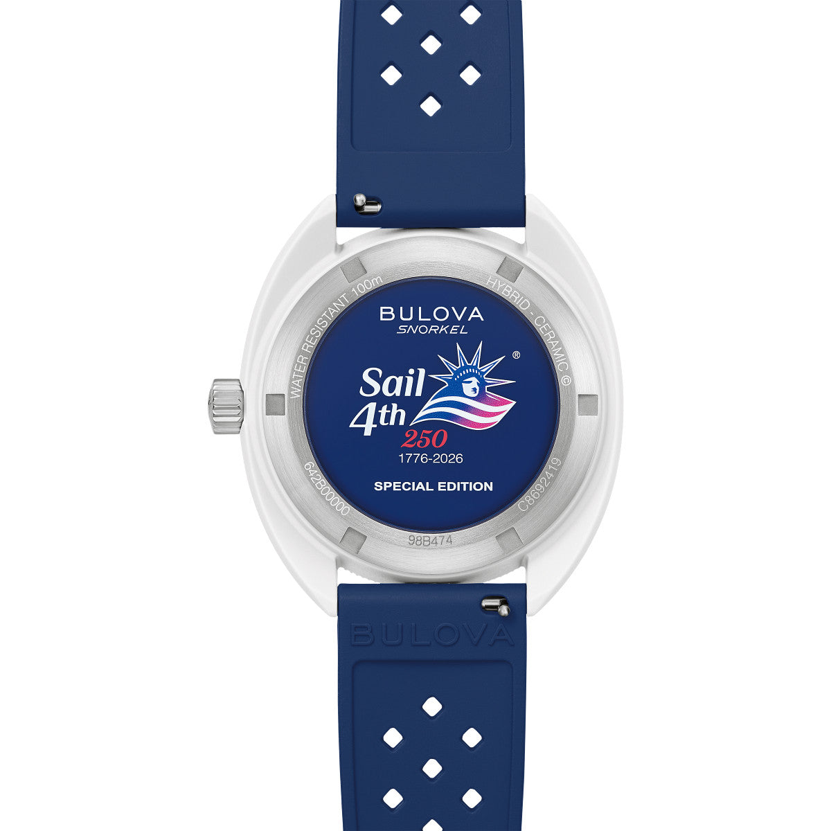 Bulova Snorkel 98B474, 41mm dial hybrid-ceramic, Mens