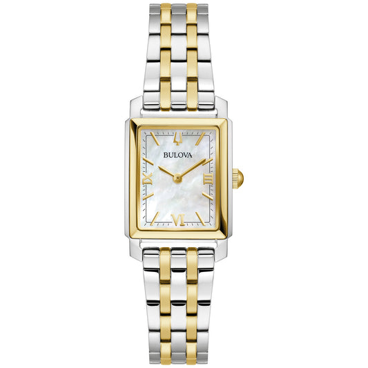 Bulova Sutton 98L308, 21mm mother-of-pearl dial stainless steel, Ladies