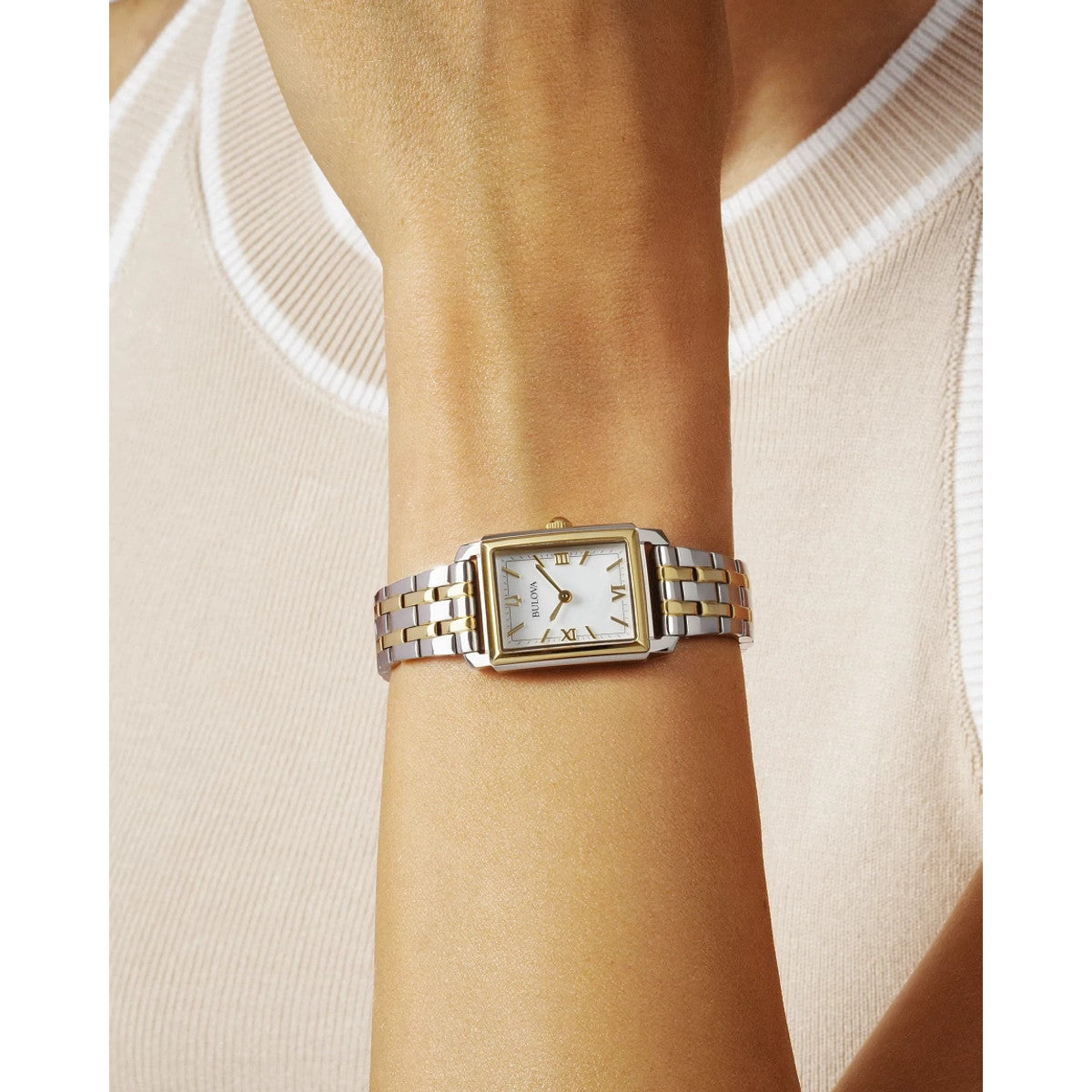 Bulova Sutton 98L308, 21mm mother-of-pearl dial stainless steel, Ladies