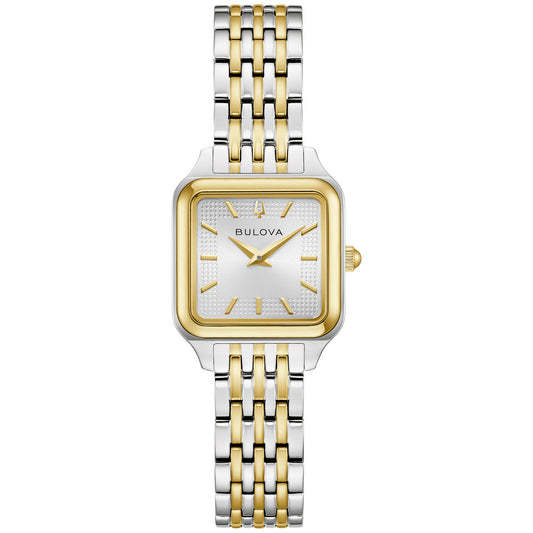 Bulova Sutton 98L330, 23mm silver dial stainless steel, Ladies