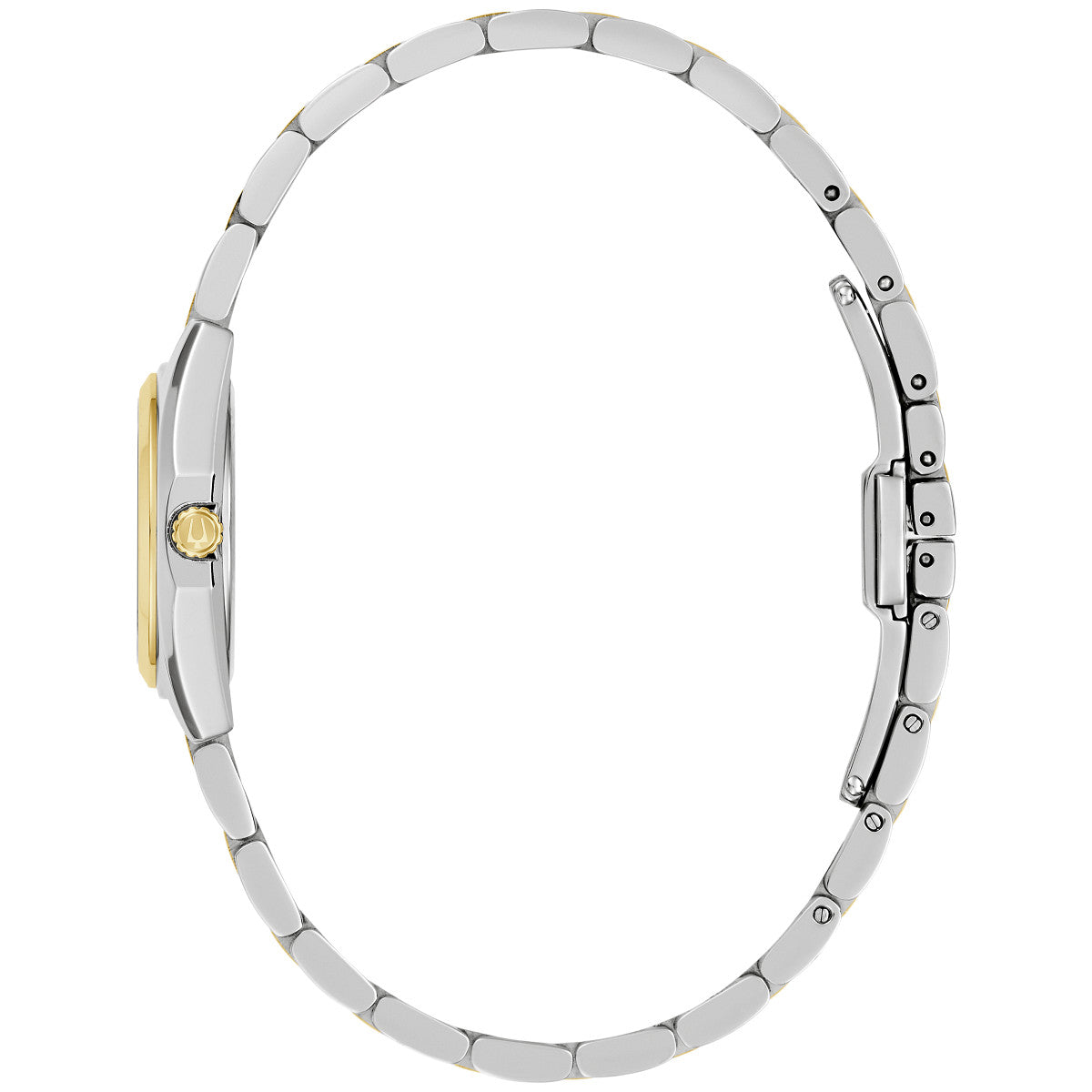 Bulova Surveyor 98L331, 22.7mm white dial stainless steel, Ladies