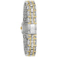 Bulova Goddess of Time 98P237, 16mm silver dial stainless steel, Ladies