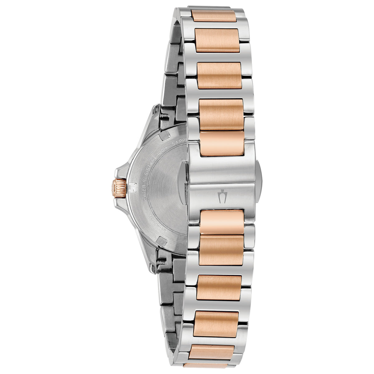 Bulova Ladies Marine Star Rose tone with Diamond dial 98R234 98R234