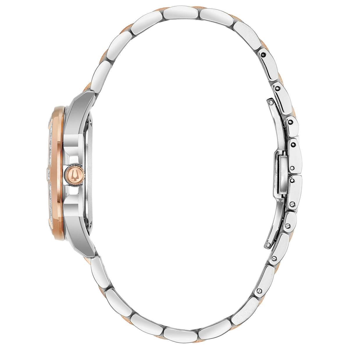 Bulova Ladies Marine Star Rose tone with Diamond dial 98R234 98R234