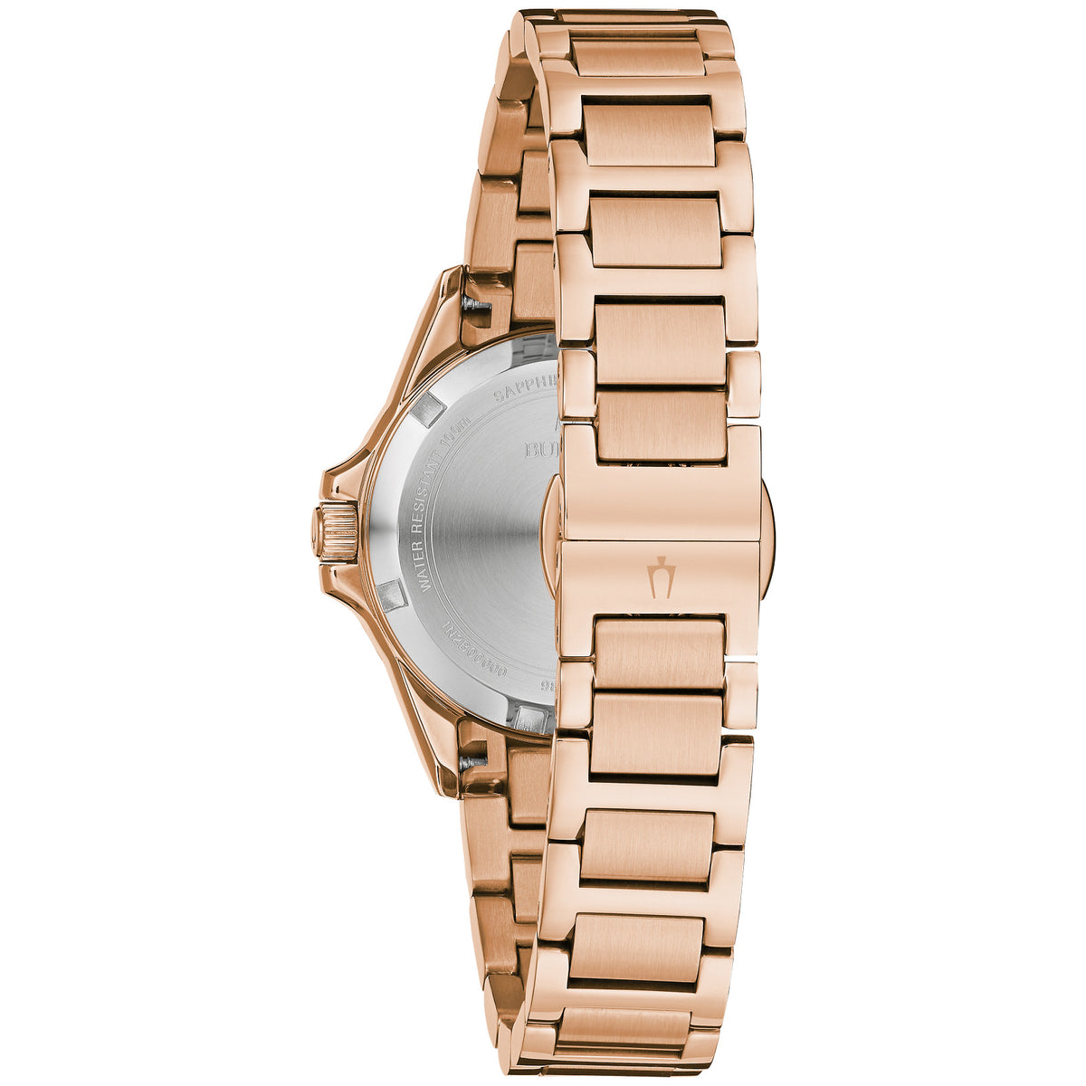 Bulova White Dial Stainless Steel Bracelet Marine Star 98R295 98R295
