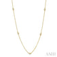 3/4 Ctw Round Cut Diamond Fashion Necklace in 14K Yellow Gold