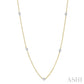3/4 Ctw Round Cut Diamond Fashion Necklace in 14K Yellow and White Gold