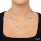 5 Ctw Riviera Round Cut Diamond Necklace in 14K Yellow Gold