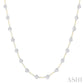 5 Ctw Bezel Set Round Cut Diamond Station Necklace in 14K Yellow and White Gold