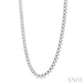 15 Ctw Round Cut Diamond Tennis Necklace in 14K White Gold