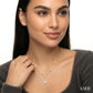 1 7/8 Ctw Circular Bar Link Lovebright Round Cut Diamond Necklace in 14K Yellow and White Gold