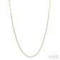 2 5/8 Ctw Round Cut Diamond Paperclip Chain Tennis Necklace in 14K Yellow Gold