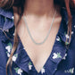 3 Ctw Round Cut Diamond Illusion Necklace in 14K White Gold