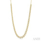 3 Ctw Round Cut Diamond Illusion Necklace in 14K Yellow Gold
