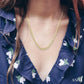 3 Ctw Round Cut Diamond Illusion Necklace in 14K Yellow Gold