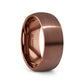 JAVA Domed with Brushed Finish Espresso Tungsten Band - 8mm