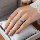 1.00 CTW Diamond Bypass Bridal Set in 10K White Gold (1/3 CT Center) | Monica Jewelers