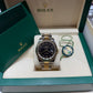 Rolex 116333 Datejust II 18k Stainless Steel 41mm Black Roman