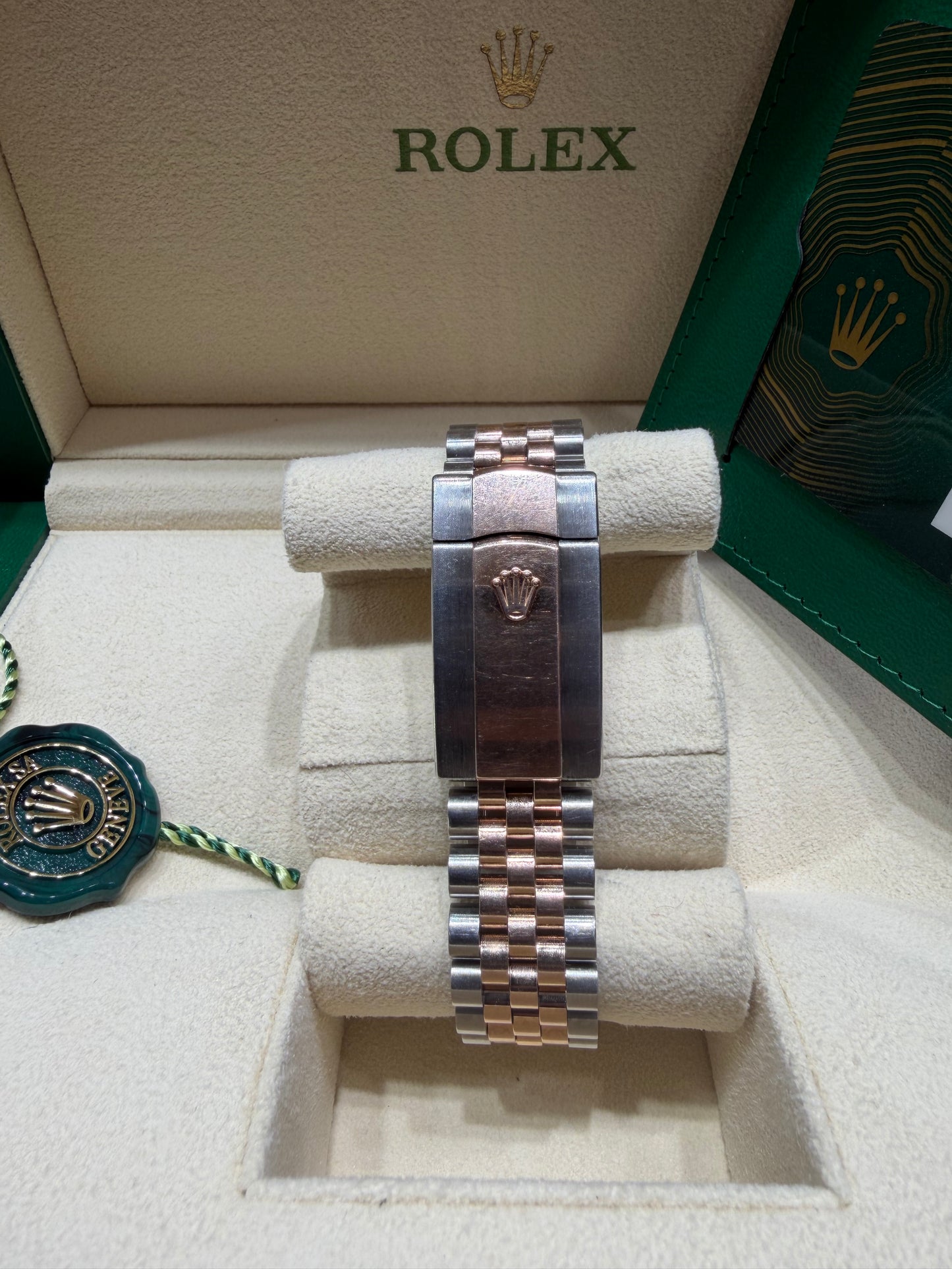 Rolex Datejust 41mm Everose Gold and Steel 126331 Choclate