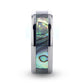 KAUI Titanium Polished Finish Mother Of Pearl Inlaid Men’s Beveled Wedding Band - 6mm & 8mm