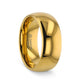 ORO Traditional Domed Gold-Plated Tungsten Carbide Wedding Ring - 4mm - 10mm