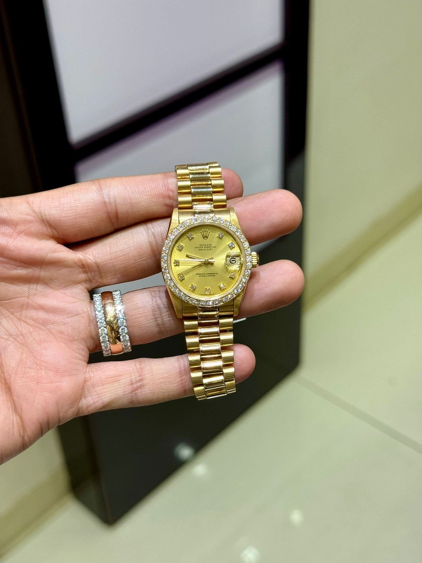 Rolex 68278 Ladies President 18k Mid size 31mm