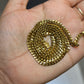 10k yellow gold 4.2mm Cuban link chain 24inch