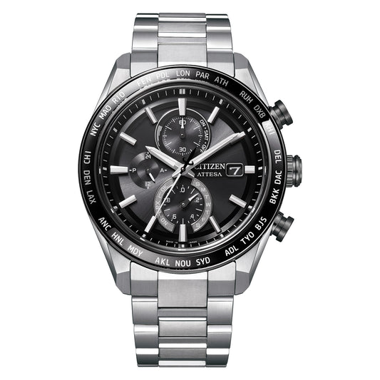 Citizen ATTESA H800 Ring Sapphire Bezel. 42mm Super Titanium AT8295-56E — official product image