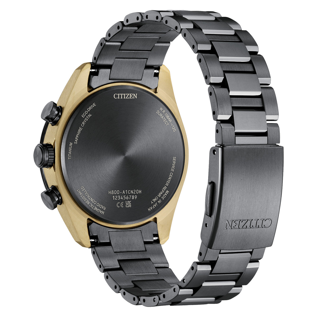 Citizen ATTESA LIGHT in BLACK 42mm Super Titanium AT8384-58E — official product image