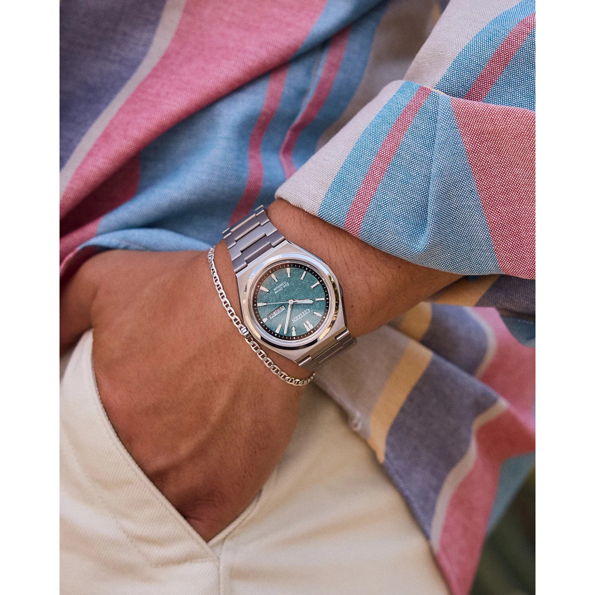 Citizen Zenshin Three-hand AW0130-85X view 5