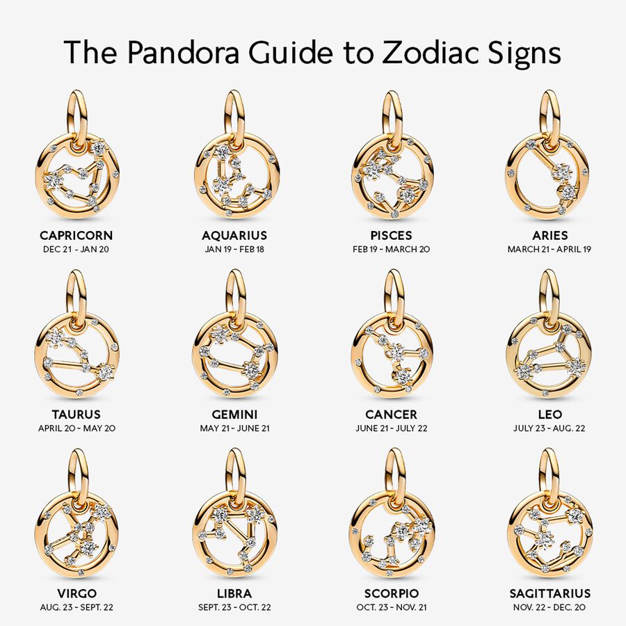 Pandora Sparkling Scorpio Zodiac Charm | Silver | 798430c01