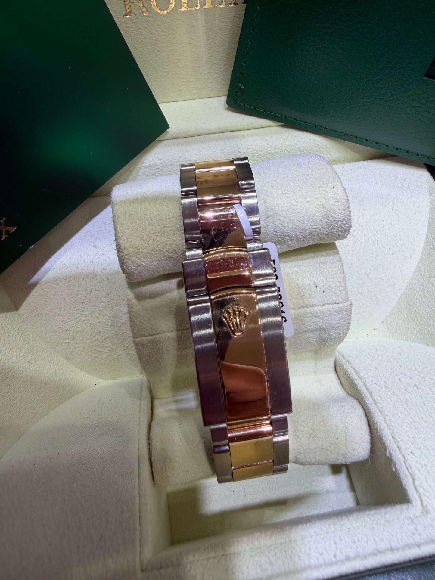 Rolex Datejust II 41mm 116333 Champagne Diamond Dial Two-Tone Box & Papers.