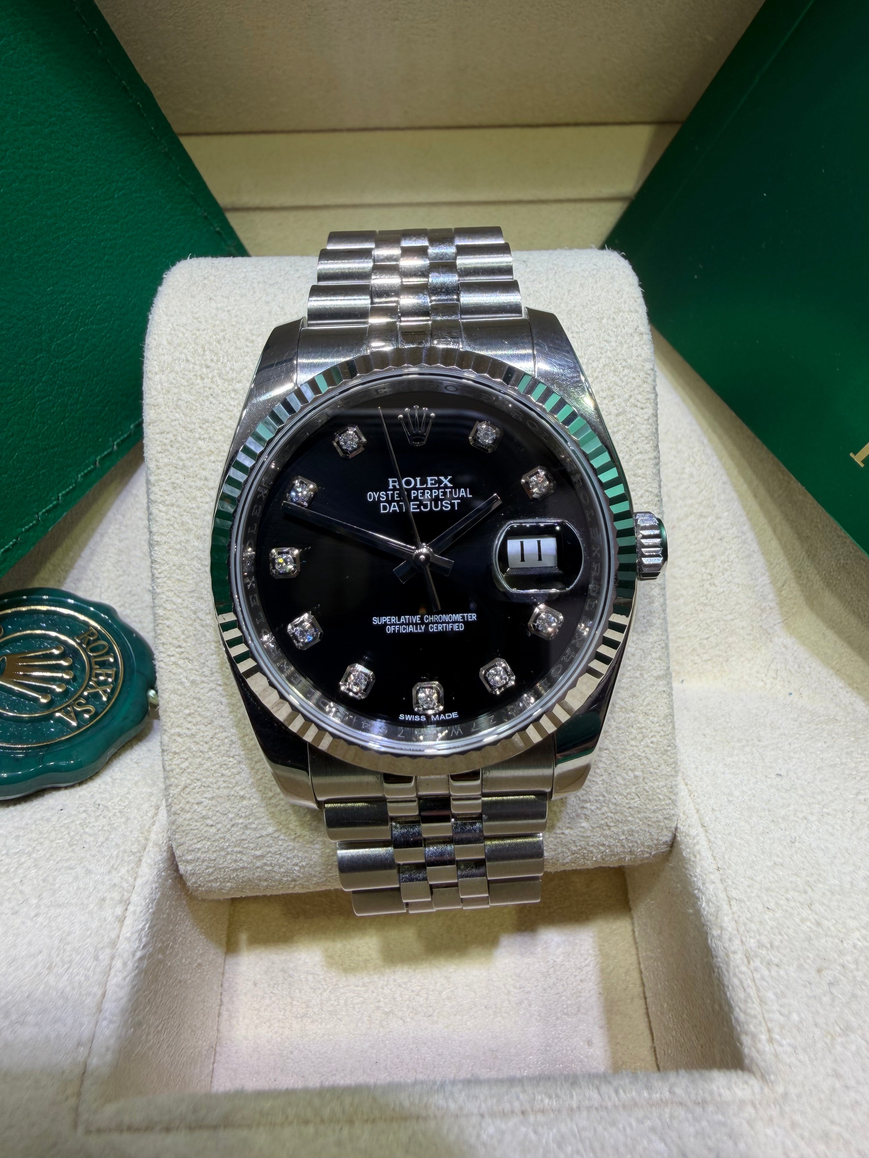 Rolex Datejust | Stainless Steel | 36 mm 116234 – Monica Jewelers