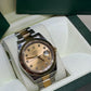 Rolex Datejust II 41mm 116333 Champagne Diamond Dial Two-Tone Box & Papers.