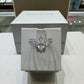 14K White Gold Oval Diamond Bypass Halo Wedding Set
