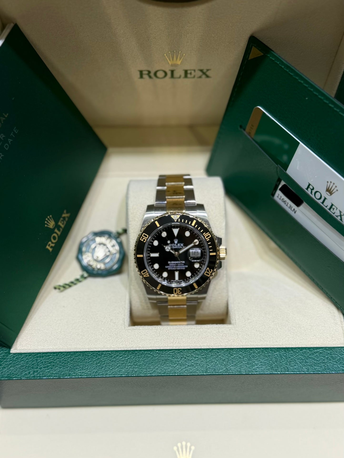 116613 18k Stainless Steel Submariner 40mm Black Dial Ceramic