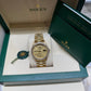 Rolex President Day Date 18038 18k Yellow Gold Gold Diamond Dial