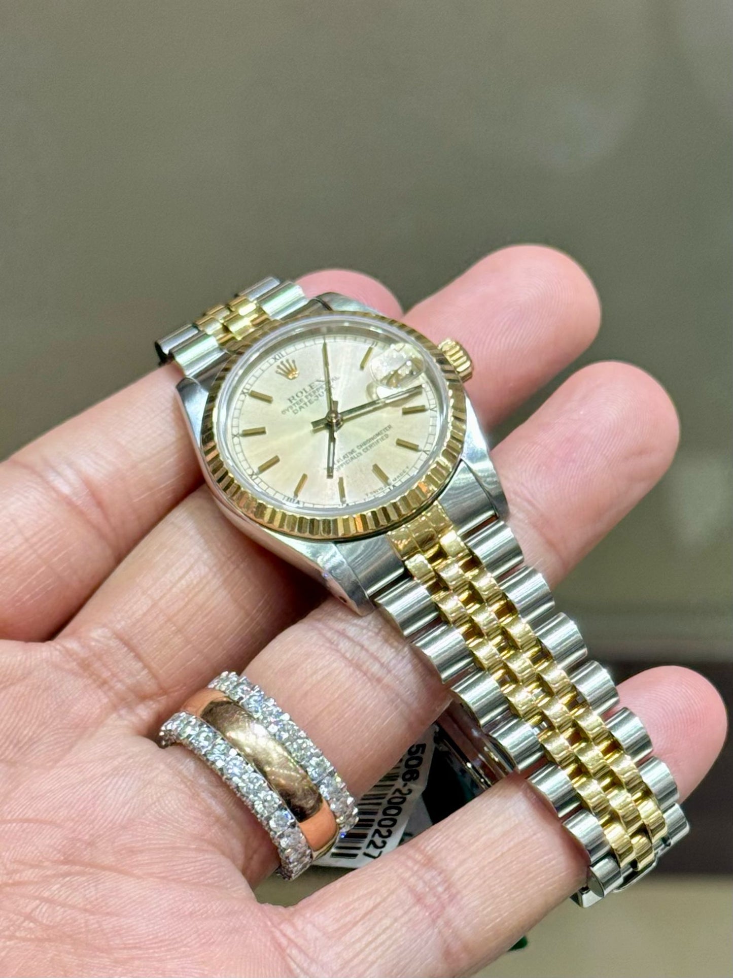 Rolex Datejust Mid size 31mm Champagne dial 68273