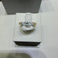1.08 CTW Natural Diamond Three-Stone Engagement Ring | 14K Yellow Gold