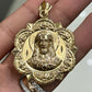 10k yellow gold Jesus pendant