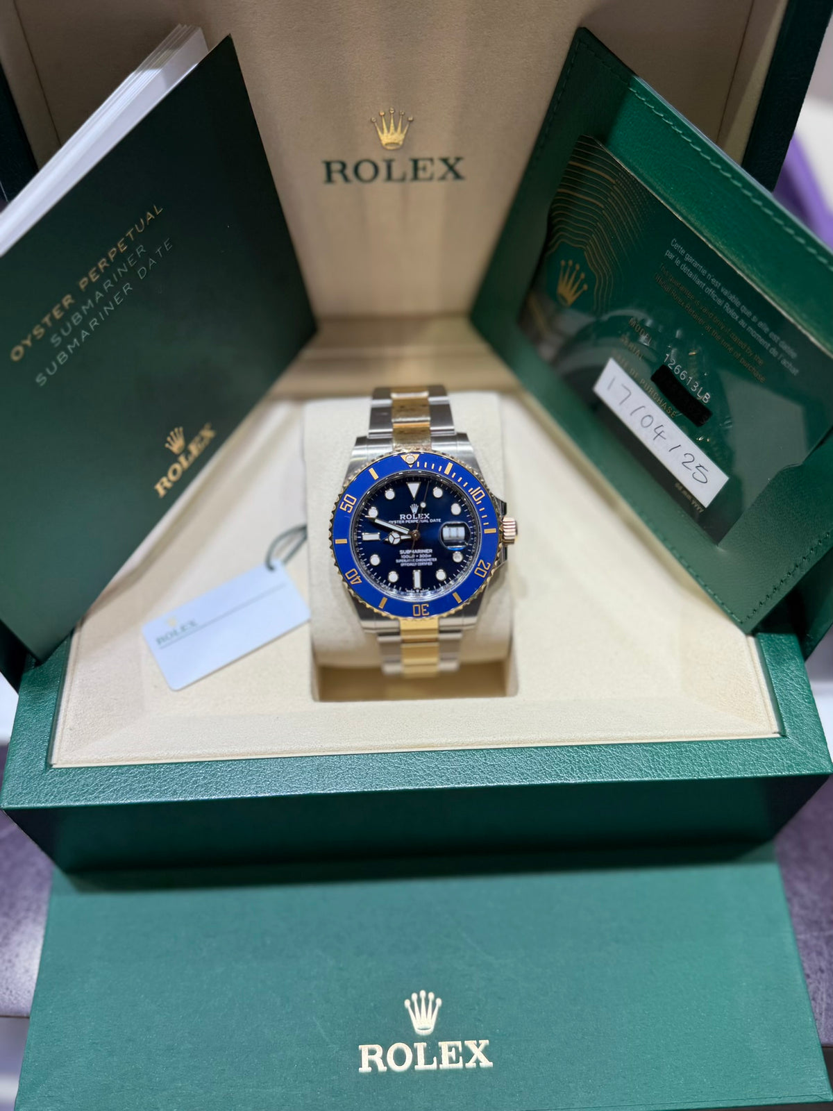 Rolex Submariner 41mm Blue 126613LB