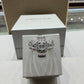 1.45 CTW Emerald Cut Three-Stone Diamond Ring | 14K White Gold