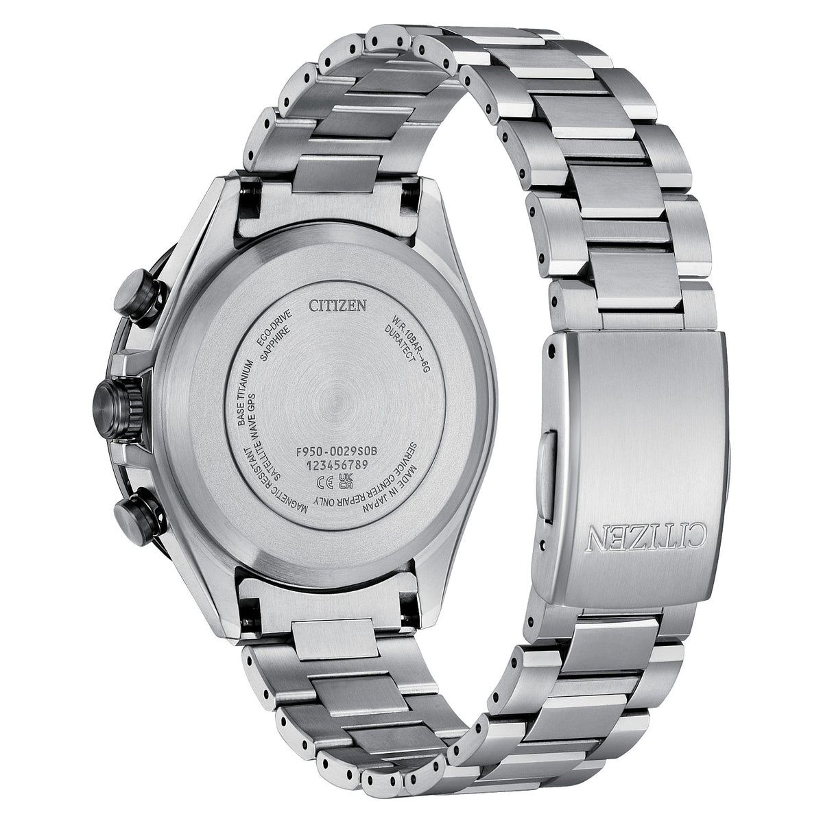 Citizen ATTESA 44.6mm Super Titanium Eco-Drive Satellite Wave GPS CC4058-67X — official product image