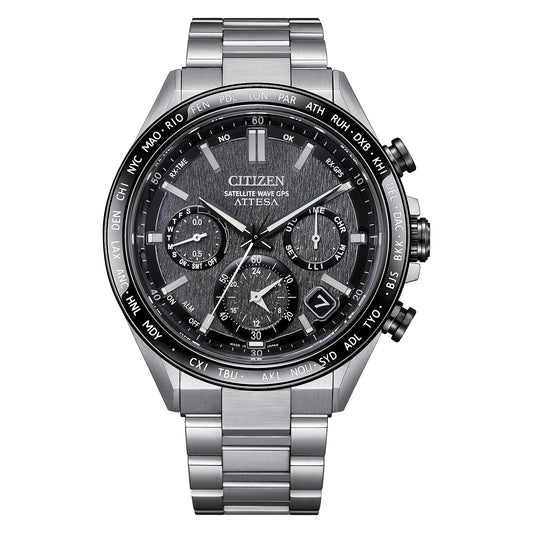 Citizen ATTESA 44.6mm Super Titanium Eco-Drive Satellite Wave GPS CC4058-67X — official product image