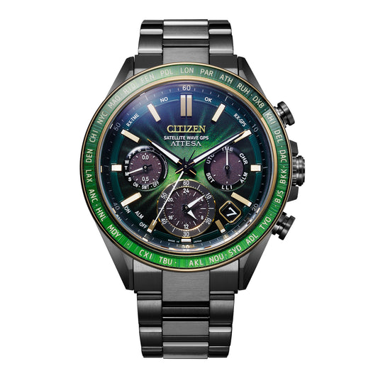 Citizen ATTESA LUXURY Limited Edition 44.6mm black DLC Super Titanium CC4084-83Z — official product image