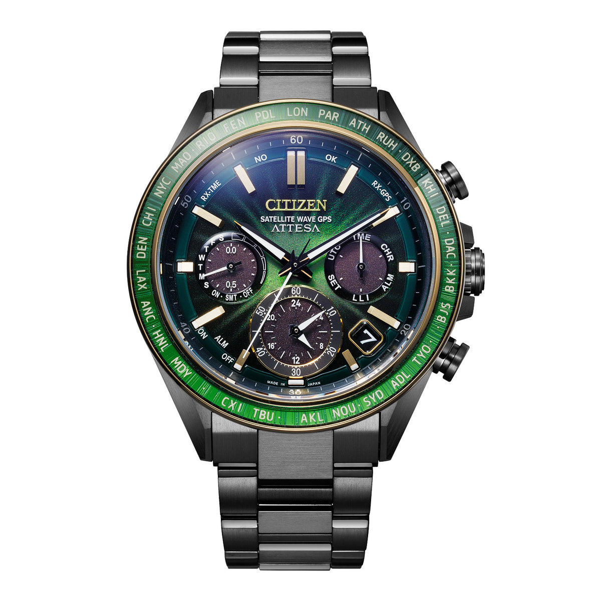Citizen ATTESA LUXURY Limited Edition 44.6mm black DLC Super Titanium CC4084-83Z — official product image