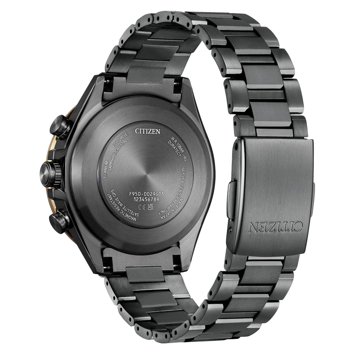 Citizen ATTESA LUXURY Limited Edition 44.6mm black DLC Super Titanium CC4084-83Z — official product image